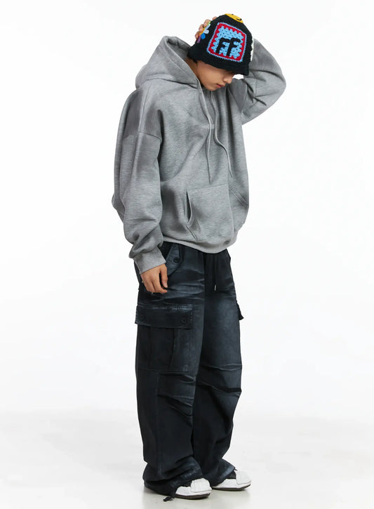 Men's Patch Crochet Beanie IJ512
