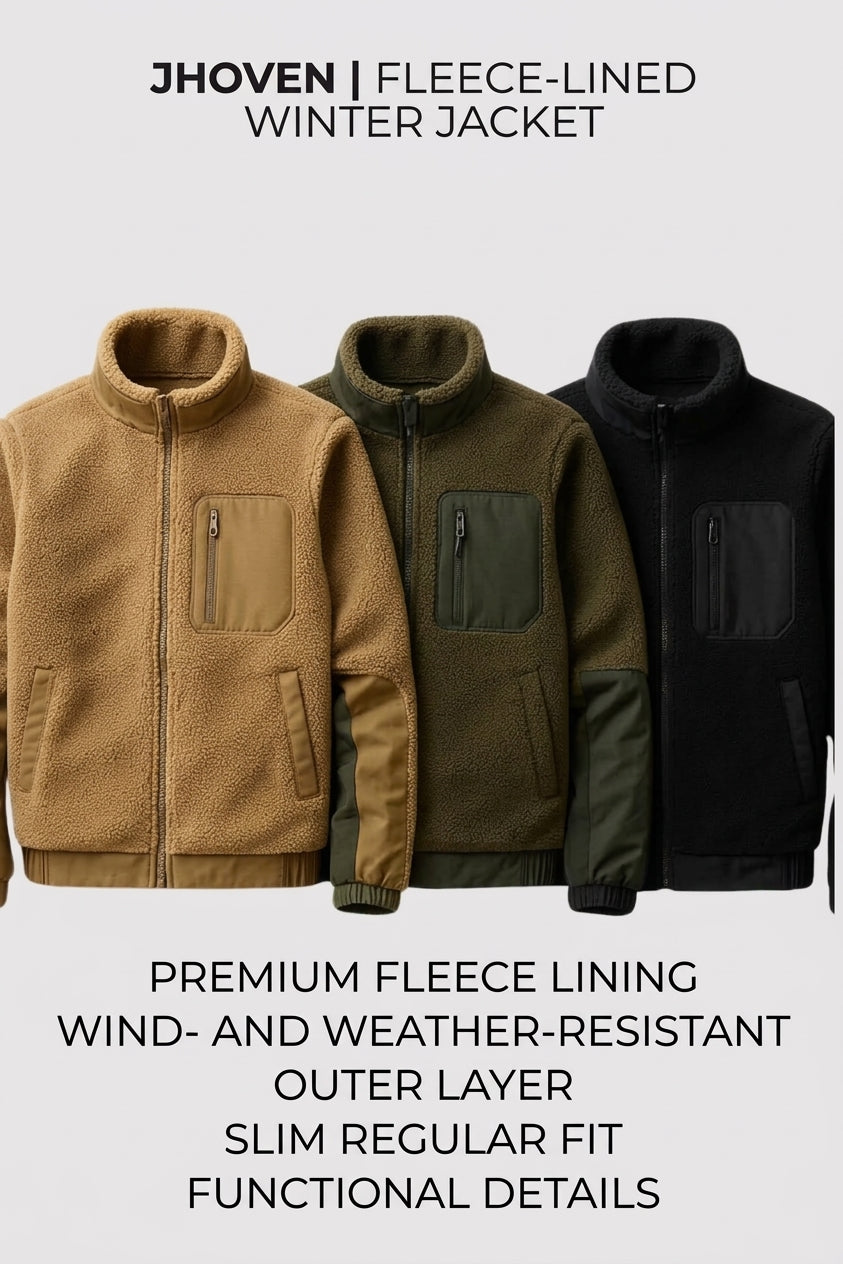 Jhoven | Fleece-Lined Winter Jacket