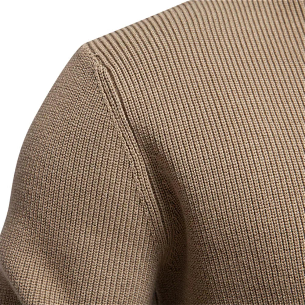 Cameron | Men's Sweater with Button Design