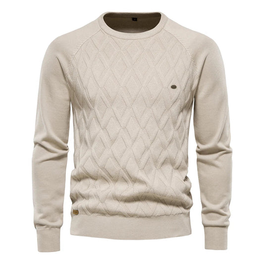 Cameron | Men's Checked Sweater