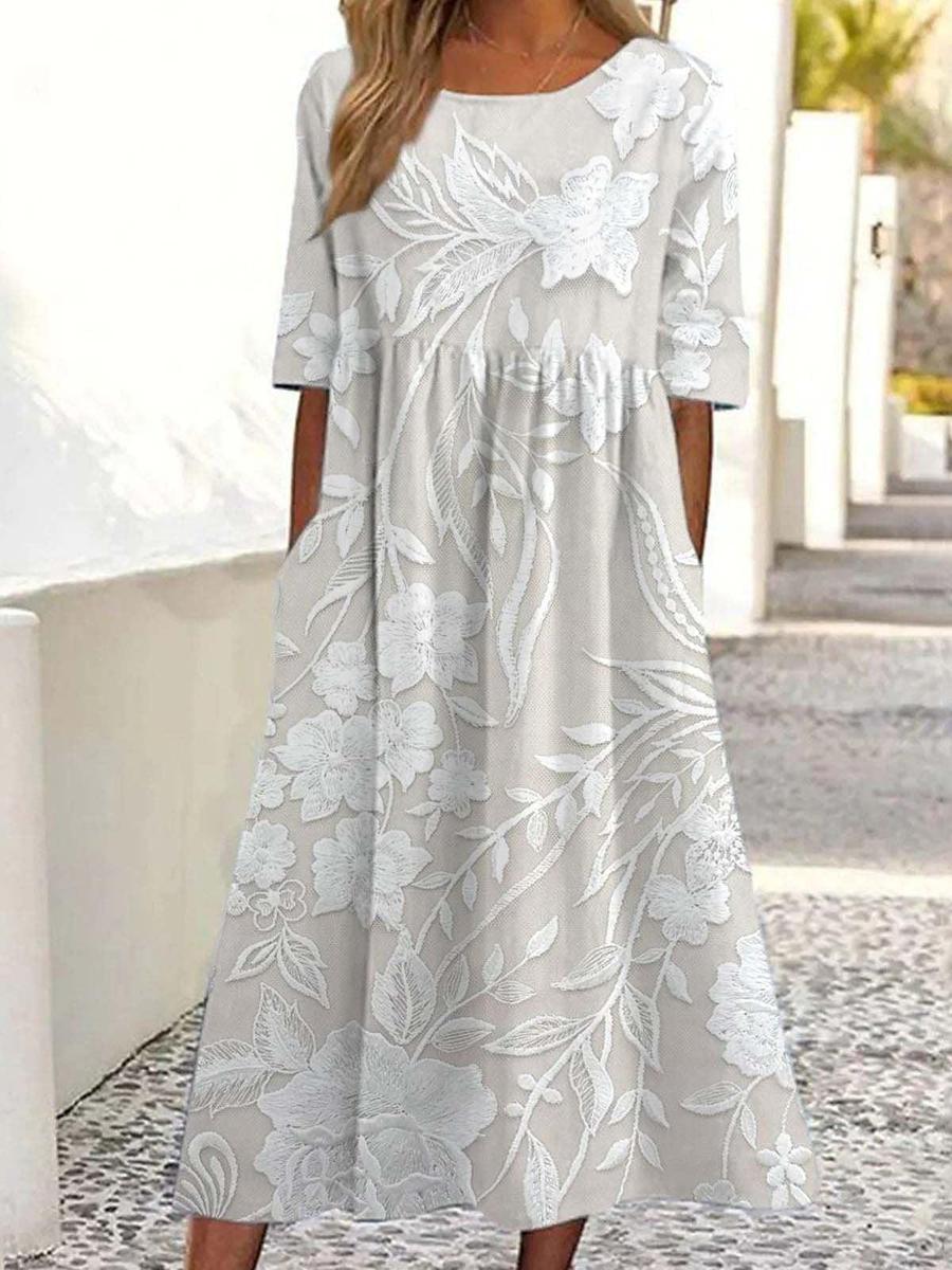 Timeless Round Neck Dress