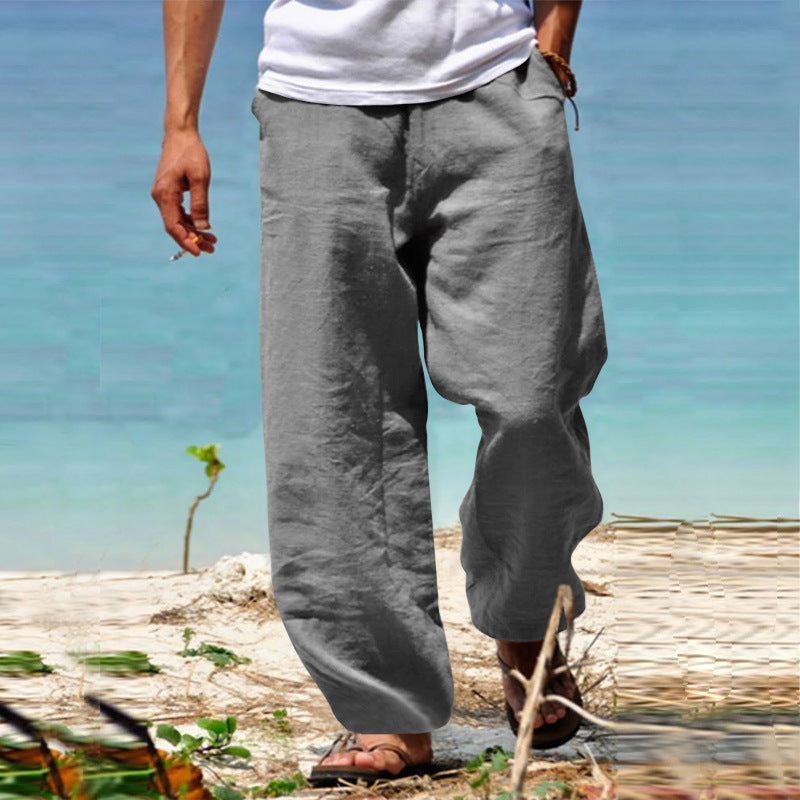 Remo | Casual linen pants with relaxed cut