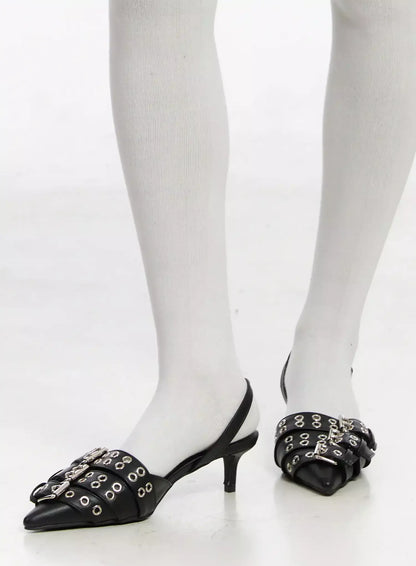 Stylish Buckle Stiletto Heels IM530