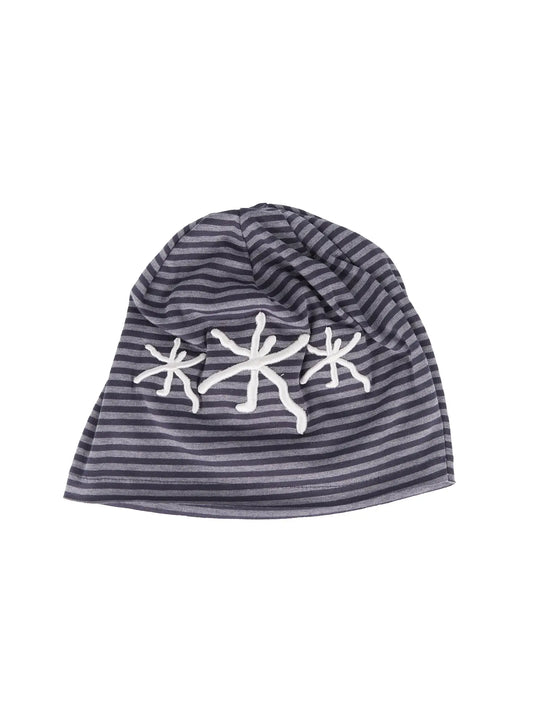 Men's Striped Floral Cap IL515
