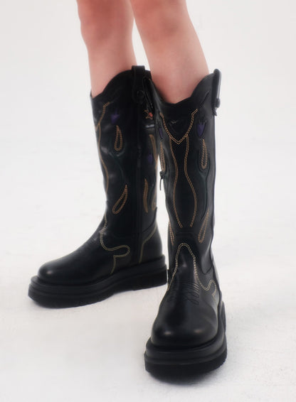 Western Knee High Socks IL306