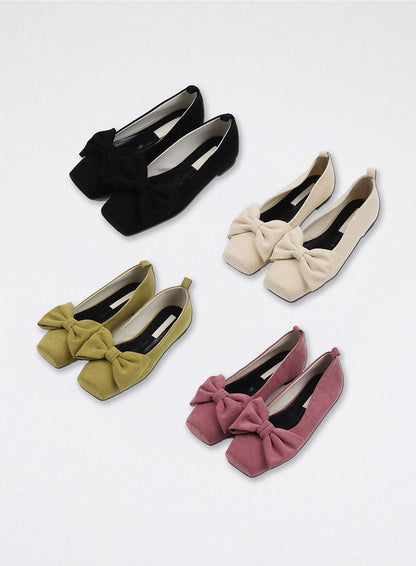 Large Bow Ballerinas OJ405