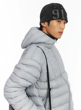 Men's Washed Denim Ribbed Beanie ID511