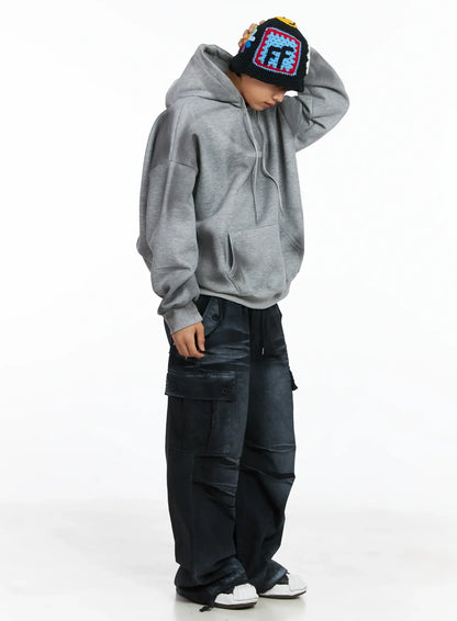 Men's Patch Crochet Beanie IJ512