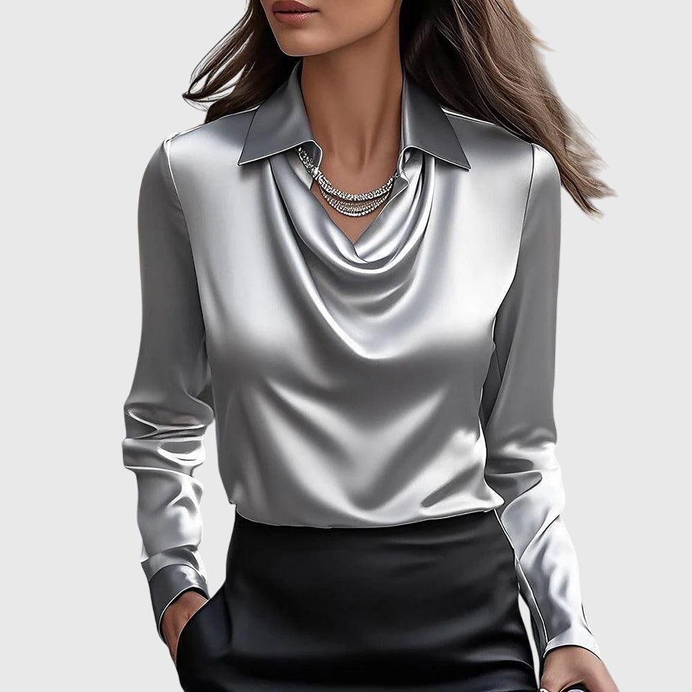 Brooklyn – Elegant Satin Blouse