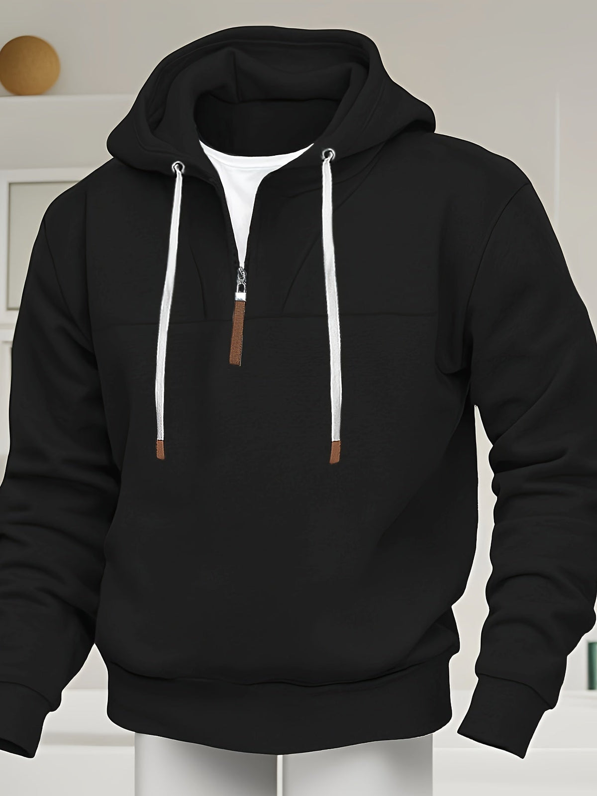Kolton – Hoodie with Half Zip