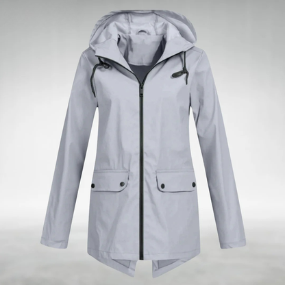 Jalena – Waterproof Hooded Jacket with Pockets