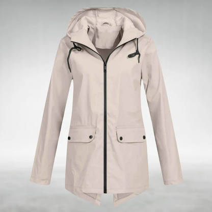 Jalena – Waterproof Hooded Jacket with Pockets