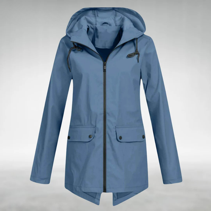 Jalena – Waterproof Hooded Jacket with Pockets