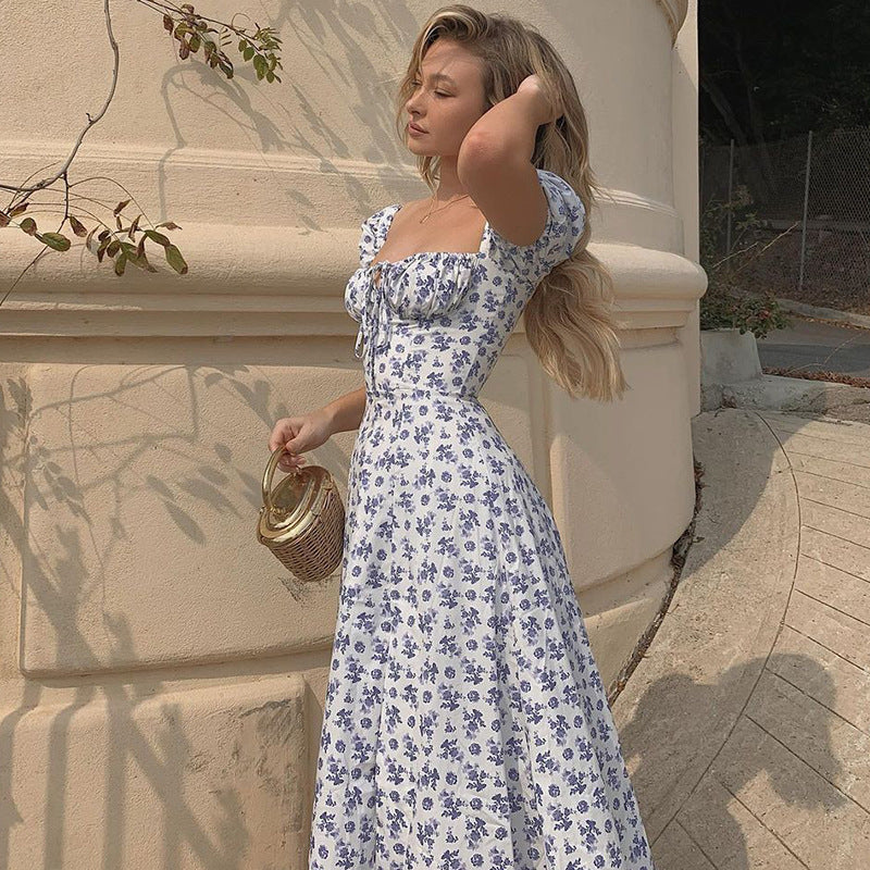 Summer Dress with Floral Print