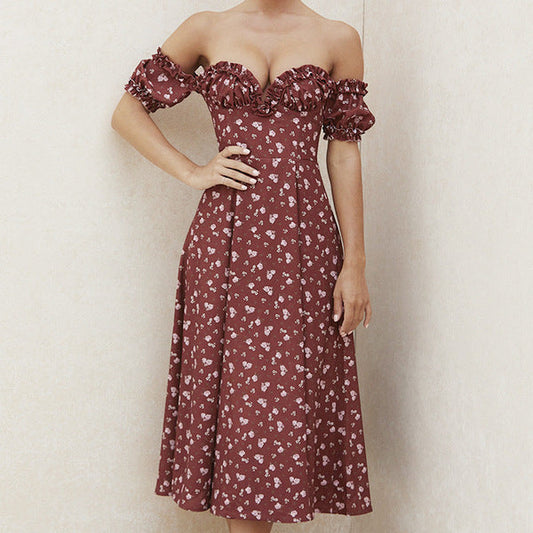 Summer Dress with Floral Print
