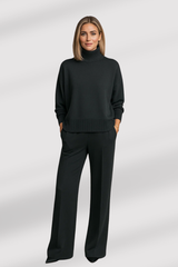 Lara | Knitted Loungewear Set with Roll Neck