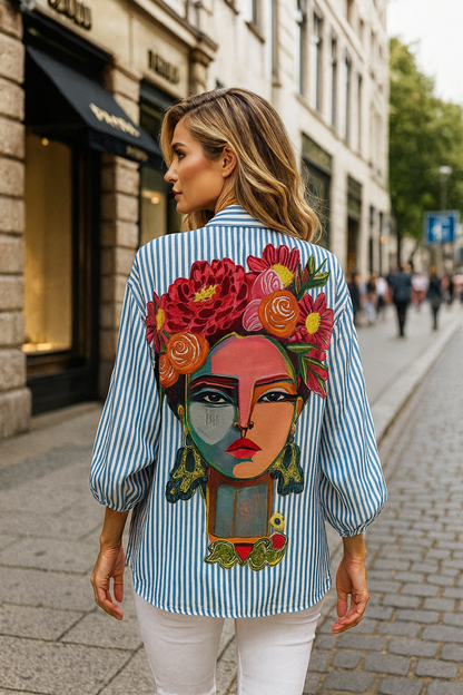 Frida | Blouse Satin Glossy