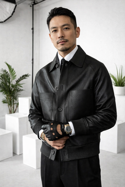 Tailored | Men's Faux Leather Jacket