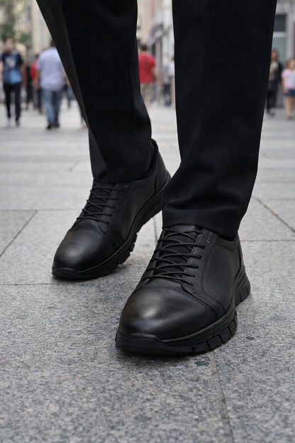 Steffen | Leather Lace-Up Shoes