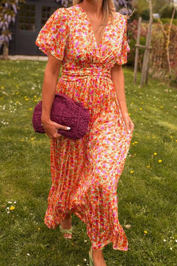 Ruth | Long Dress with V-Neck