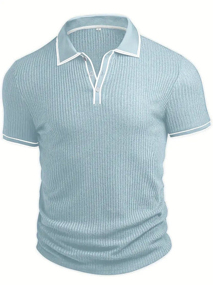 Orestis - Elegant Polo Shirt with Short Sleeves