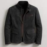 Flame | Suede Jacket with Pockets