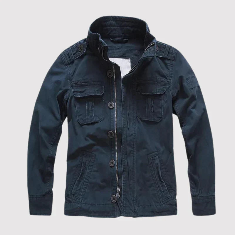 Sullivan Retro Denim Jacket – Casual Men's Denim Jacket in Vintage Style