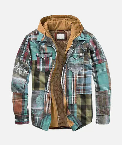RICHARD Checked Patchwork Jacket