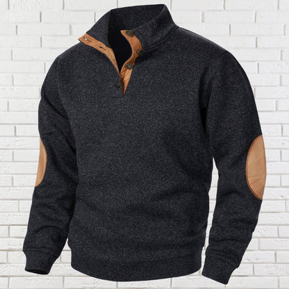 Harry - Pullover with Stand-Up Collar