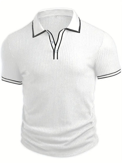 Orestis - Elegant Polo Shirt with Short Sleeves