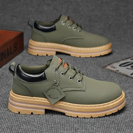 Trevino Classic Lace-Up Shoes with Round Toes