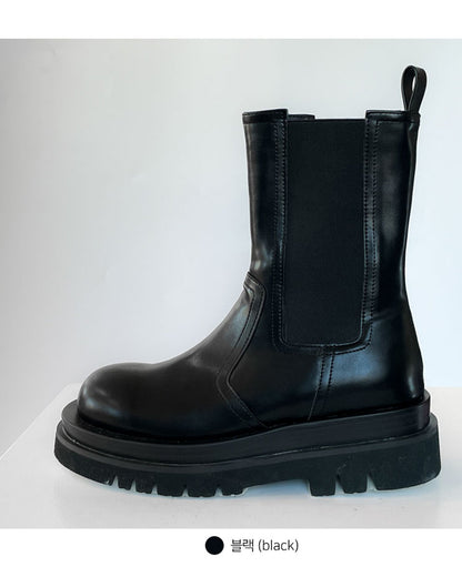 Elastic Wedge Ankle Zipper Boots CJ305