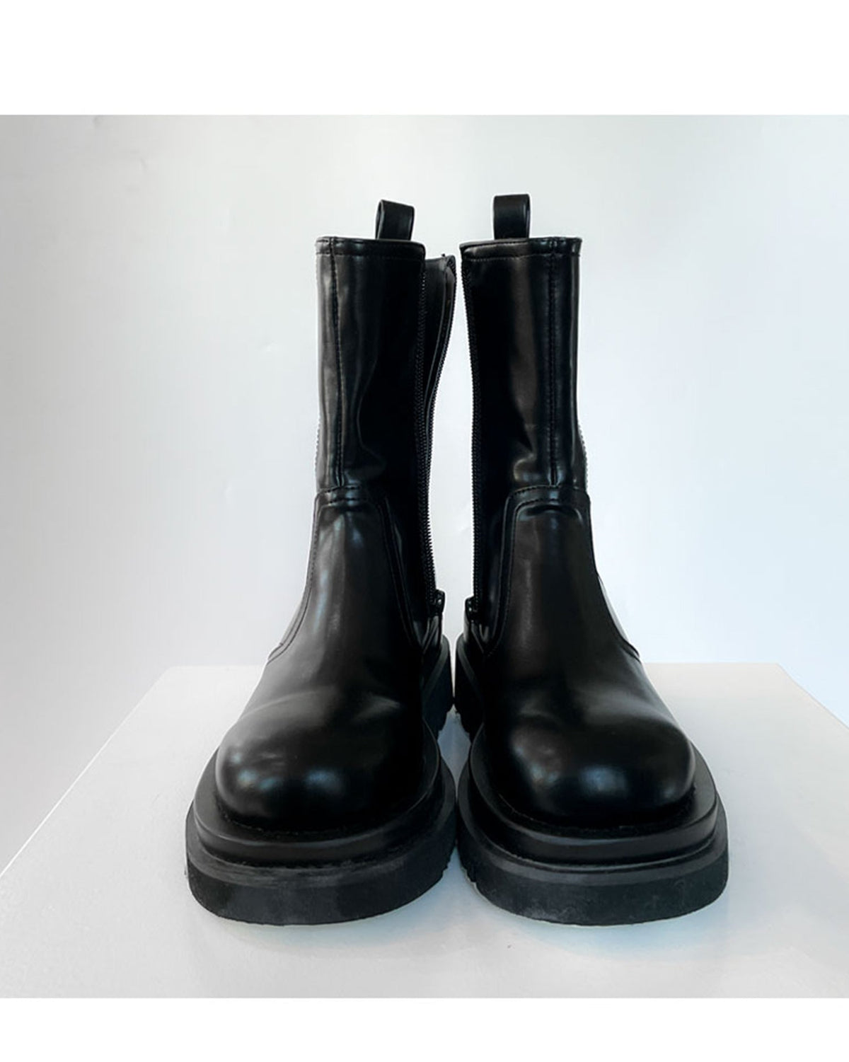 Elastic Wedge Ankle Zipper Boots CJ305