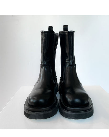 Elastic Wedge Ankle Zipper Boots CJ305