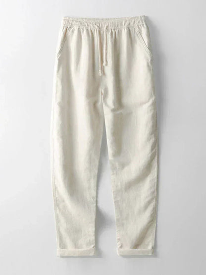 Booker – Linen Blend Shirt with Straight Trousers