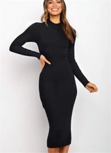 Figure-hugging Mesh Dress