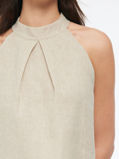 100% Linen Women's Halter Top