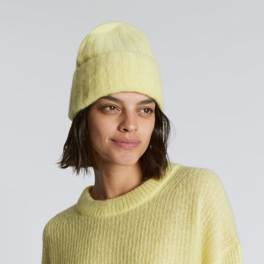 Alpaca Beanie | Lemon