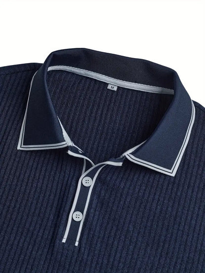 Orestis - Elegant Polo Shirt with Short Sleeves