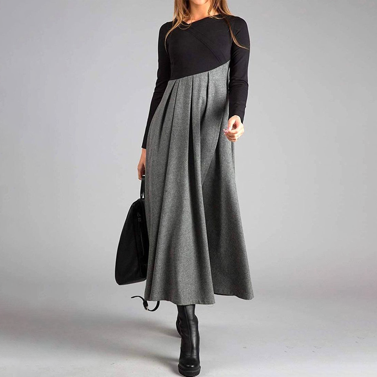 Paola | Maxi Dress with Long Sleeves