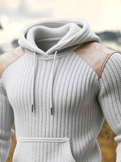 Rico | Vintage Suede Knit Hoodie