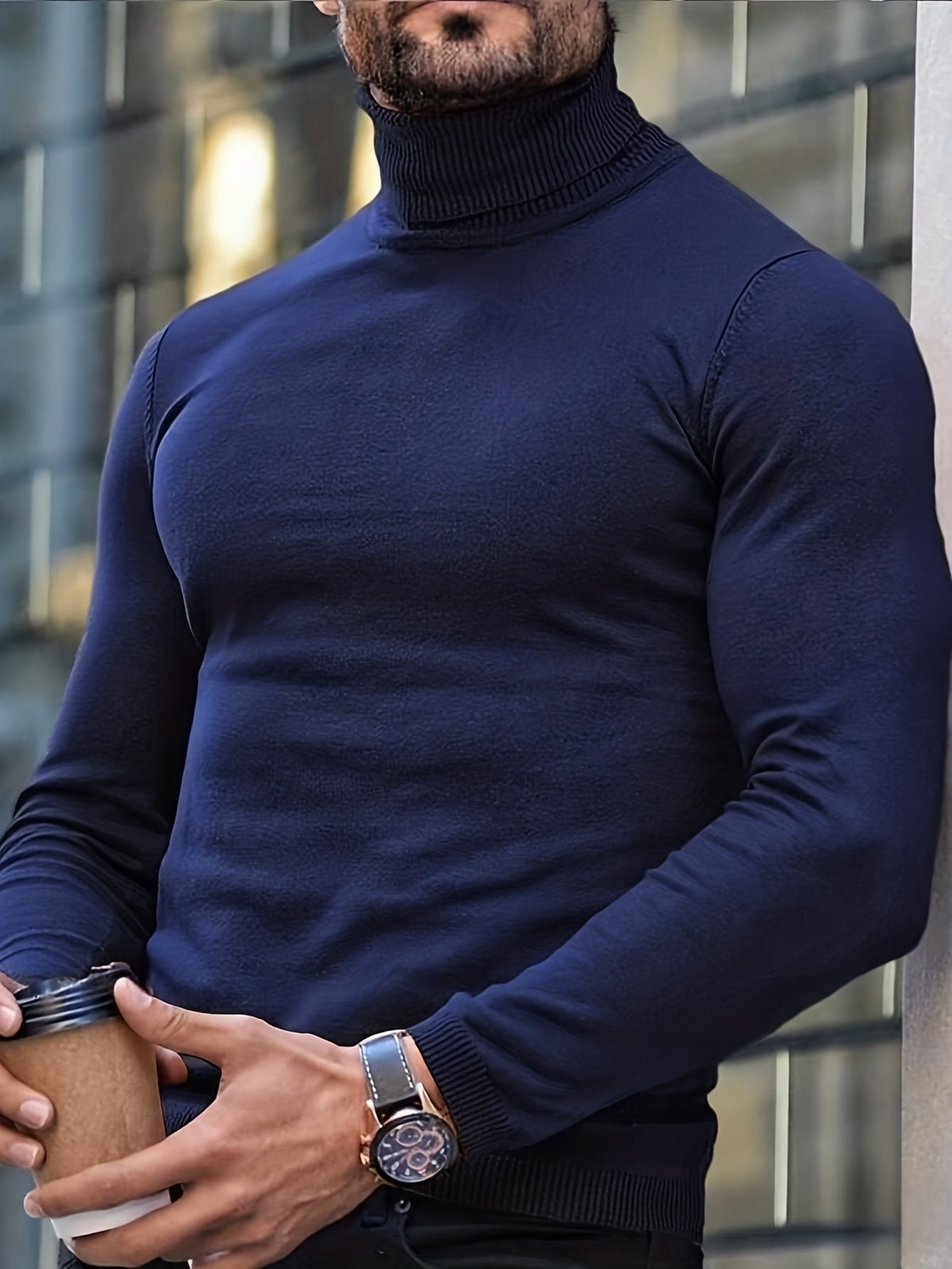 Koef | Turtleneck Pullover with Urban Winter Look