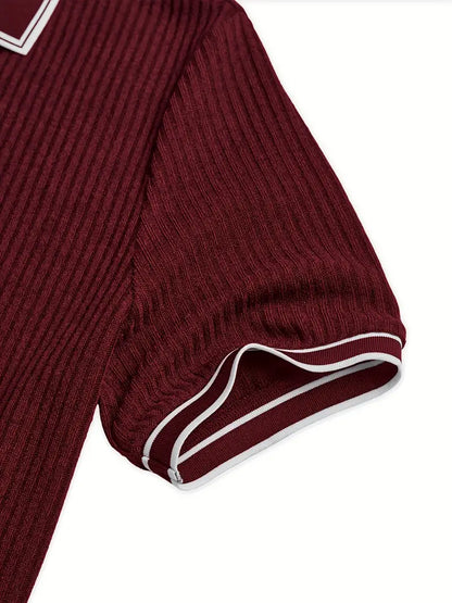 Orestis - Elegant Polo Shirt with Short Sleeves