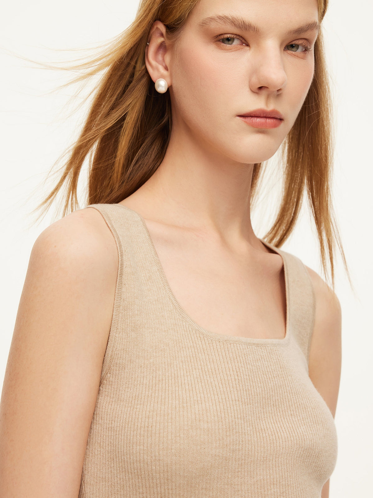Women's Square Neck Strappy Top