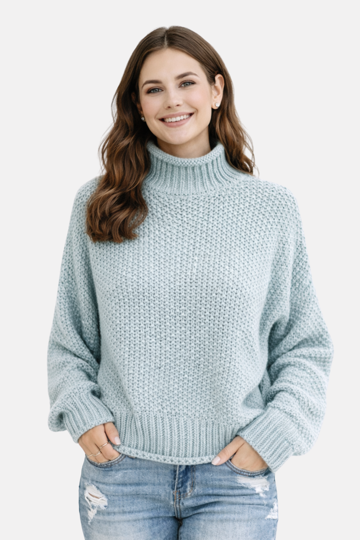Olivia | High Neck Pullover