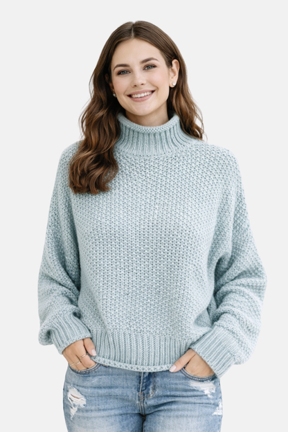 Olivia | High Neck Pullover