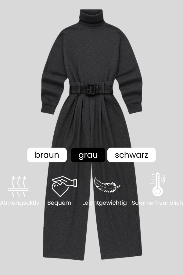 Melian | Jumpsuit with Roll Neck