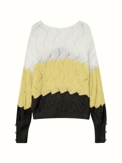 Renilda | Elegant Knitted Jumper with V-Neck
