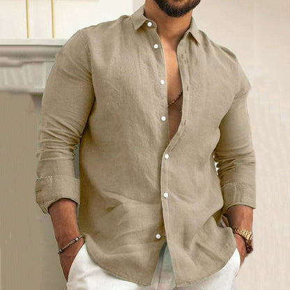 Dorian | Cotton and Linen Shirt