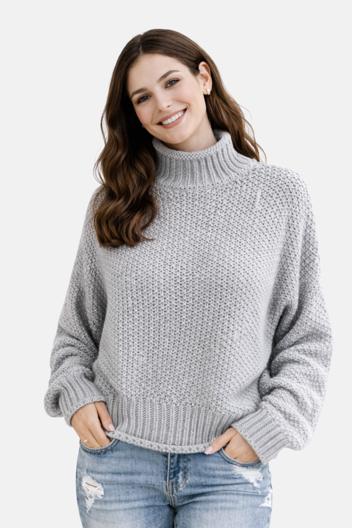 Olivia | High Neck Pullover